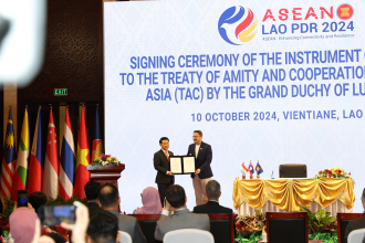 Luxembourg joins Treaty of Amity and Cooperation in Southeast Asia